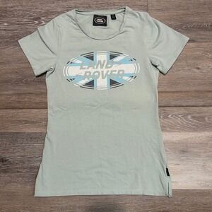 Land Rover T‎ Shirt Kids Size 12 Short Sleeve Graphic Tee Top Green